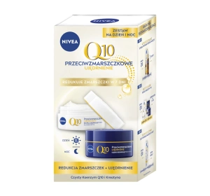 NIVEA Q10 Ujędrnienie + Przeciwzmarszczkowy zestaw krem na dzień 50 ml + krem na noc 50 ml