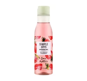 Oriflame Love Nature Simple Joys żel pod prysznic Organic Strawberry 250ml