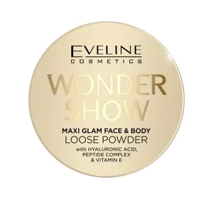 Eveline Cosmetics Wonder Show sypki puder do twarzy i ciała Maxi Glam 6 g