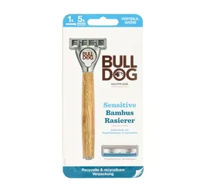 Bulldog Sensitive Bamboo Razor maszynka do golenia dla mężczyzn + 4 wkłady