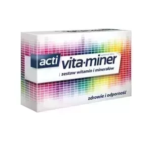 Aflofarm Acti Vita-Miner suplement diety 30 tabletek