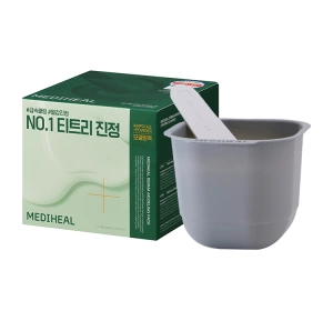 Mediheal Derma Modeling Pack Teatree Calming zestaw do pielęgnacji twarzy maseczka algowa 28 g + serum 2 ml