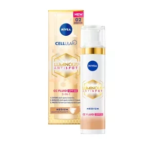 NIVEA Luminous630 Antispot krem CC przeciw przebarwieniom 02 Medium 40ml