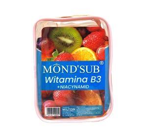 Mond'Sub zestaw kosmetyków z witaminą B3 i niacynamidem serum 95 ml + maska w płachcie 25 ml + kosmetyczka