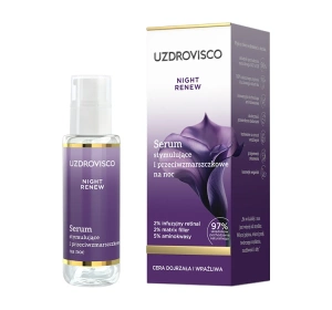 Uzdrovisco Night Renew serum stymulujące i przeciwzmarszczkowe na noc 30 ml