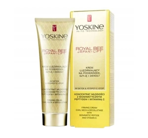 Yoskine Royal Bee Japan-Lift ujędrniający krem do podbródka, szyi i dekoltu 75ml