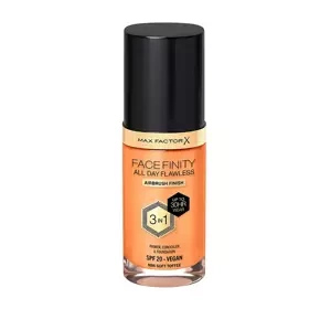 Max Factor Facefinity All Day Flawless 3in1 wegański podkład N84 Soft Toffee 30 ml
