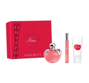 Nina Ricci Nina woda toaletowa spray 80 ml + 10 ml + balsam do ciała 75 ml