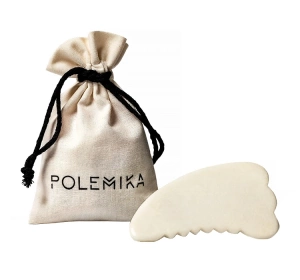 Polemika jadeitowa płytka gua sha do masażu twarzy i ciała