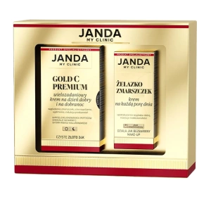 Janda My Clinic zestaw kosmetyków krem Żelazko Zmarszczek 30 ml + krem Gold C Premium 50 ml