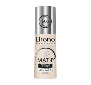 Lirene City Matt fluid matująco-wygładzający 205 Piaskowy 30 ml