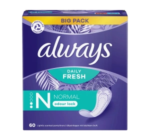 Always Dailies Fresh&Protect wkładki higieniczne Normal 60 sztuk