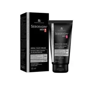 Seboradin Men pielęgnacyjny krem do twarzy i skóry z zarostem 50 ml