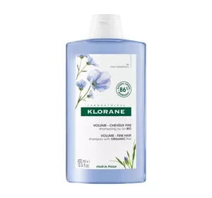 Klorane Organiczny Len szampon do włosów cienkich 400 ml