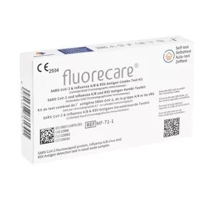 Hydrex Diagnostics Fluorecare test antygenowy do samokontroli COVID-19, RSV, Grypa A/B