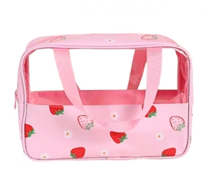 eCarla wodoodporna kosmetyczka KS148 Truskawki