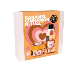 Farmona Tutti Frutti Caramel Cinnamon Ritual zestaw do pielęgnacji ciała masło do ciała 200 ml + żel pod prysznic 400 ml
