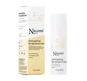 Nacomi Next Level Honey Smooth peeling kwasowy do cery wrażliwej 30 ml