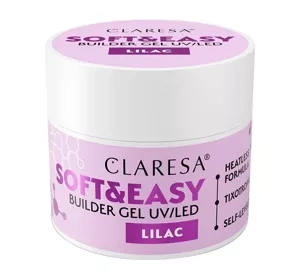 Claresa Soft & Easy żel budujący Lilac 90 g