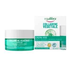 Equilibra Collagene Vegetal przeciwzmarszczkowy wypełniający krem do twarzy z kolagenem roślinnym 50 ml