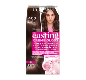 L'Oréal Paris Casting Creme Gloss farba do włosów 400 Brąz