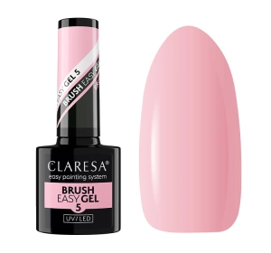 Claresa Brush Easy Gel budujący żel do paznokci w butelce 5 5 g