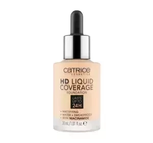 Catrice HD Liquid Coverage płynny podkład kryjący 002 Porcelain Beige 30 ml