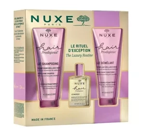 Nuxe The Luxury Routine zestaw kosmetyków do włosów szampon 200 ml + odżywka 200 ml + odżywka przed myciem 30 ml
