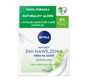 NIVEA 24H Nawilżenia matujący krem do twarzy 50ml