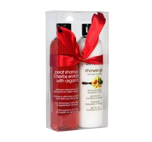 BingoSpa zestaw szampon Borowinowy 300 ml + żel pod prysznic Awokado 300 ml