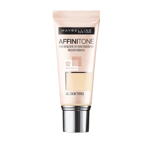 Maybelline Affinitone podkład do twarzy 02 Light Porcelain 30 ml