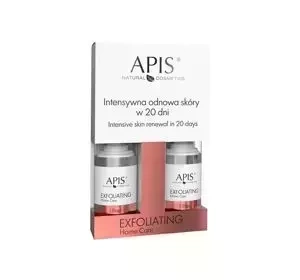 Apis Exfoliating Home Care zabieg intensywna odnowa skóry emulsja 15 ml + żel 15 ml