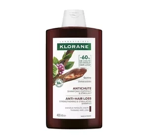Klorane Chinina i Organiczna Szarotka szampon do włosów wypadających 400 ml