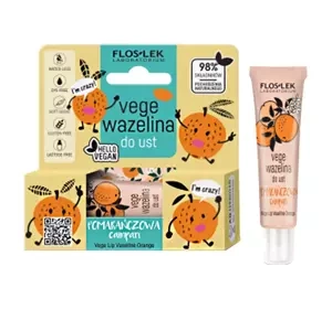 Floslek Vege wazelina do ust Pomarańcza 10 g