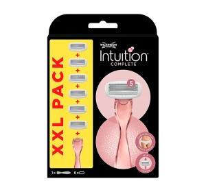 Wilkinson Sword Intuition Complete XXL maszynka do golenia dla kobiet rączka + 6 wkładów