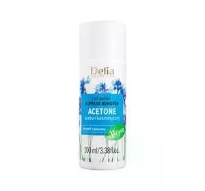 Delia Cosmetics wegański aceton z ekstraktem z bławatka 100 ml