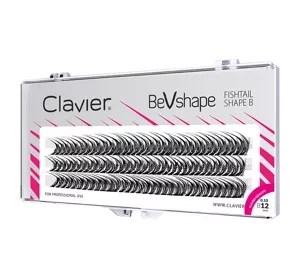 Clavier Bevshape kępki sztucznych rzęs B 12mm