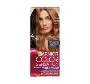 Garnier Color Sensation rozjaśniająca farba dla bardzo ciemnych włosów HL1 Kasztanowy Blond