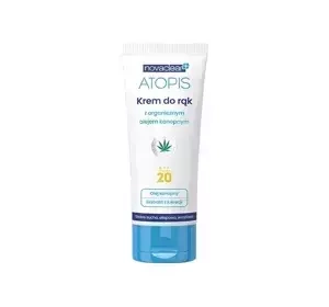 Novaclear Atopis krem do rąk z organicznym olejem konopnym SPF20 50 ml