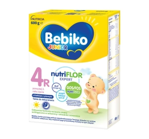 Bebiko NutriFlor Expert 4R odżywcza formuła na bazie mleka z kleikiem ryżowym po 2 roku życia 600g