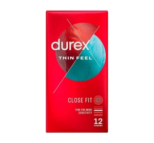 Durex Feel Thin Close Fit cienkie prezerwatywy XS 12 szt