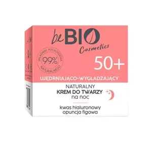 Bebio naturalny ujędrniająco-wygładzający krem do twarzy na noc 50+ 50 ml