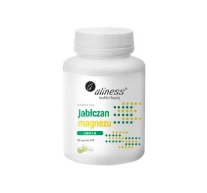 Aliness jabłczan magnezu 100 mg z B6 (P-5-P) 100 kapsułek