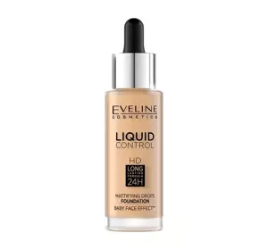 Eveline Cosmetics Liquid Control HD podkład do twarzy 016 Vanilla Beige 32 ml