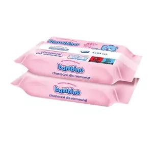 Bambino Duo Pack chusteczki dla niemowląt delikatne 2 x 63 sztuk