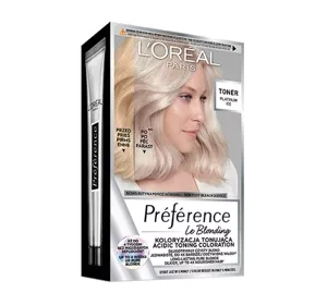 L'Oréal Paris Preference Le Blonding Koloryzacja Tonująca Platinum Ice