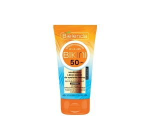 Bielenda Bikini nawilżający lekki krem do opalania twarzy SPF50 50 ml