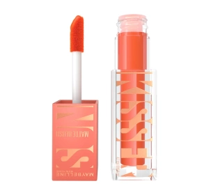 Maybelline Sunkisser Hazy Matte matowy róż w płynie 34 Peachy Quench 4,7 ml