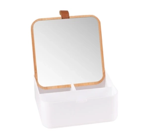 Top Choice Bamboo bambusowe lusterko z organizerem 85147