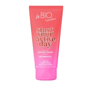 Bebio Start Your Active Day naturalny peeling-maska do ciała regeneracja 200 ml